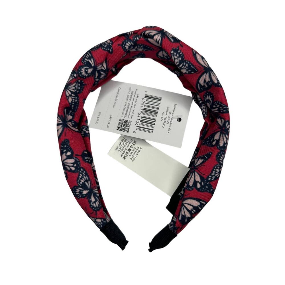 Kate Spade Butterfly Toss Twisted Headband